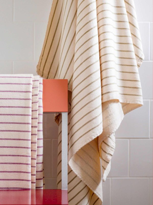 Maxi drap de bain Marina Mousse 160 x 100 Draps de bain La Vallée du blanc
