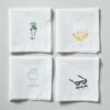Mouchoir Hankie Amour Blanc 25 x 25 – Image 6