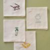 Mouchoir Hankie Amour Blanc 25 x 25 – Image 7