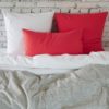 Taie d'oreiller Céleste Corail 65 x 65