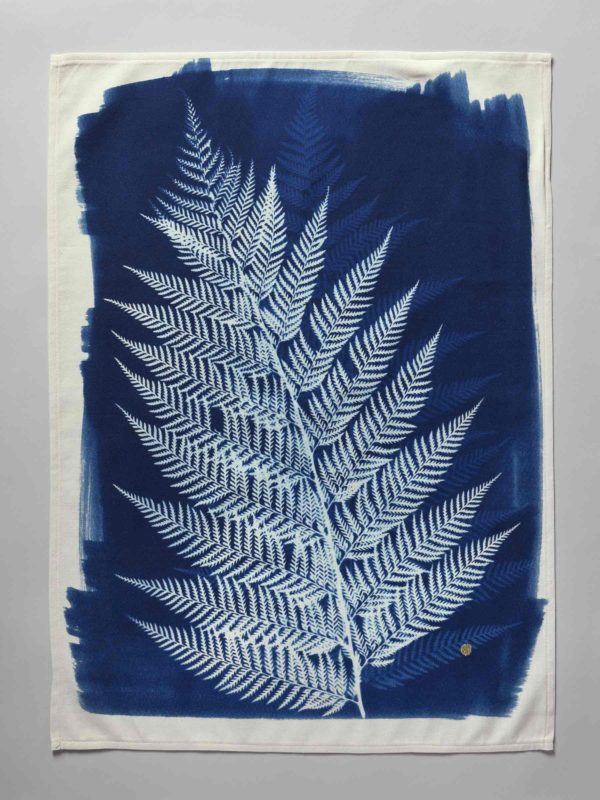Torchon Fougère Bleu 70 x 50 Torchons La Vallée du blanc