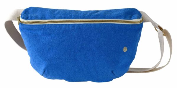 Sac banane Iona Bleu Mécano 19 x 28 Sacs banane La Vallée du blanc