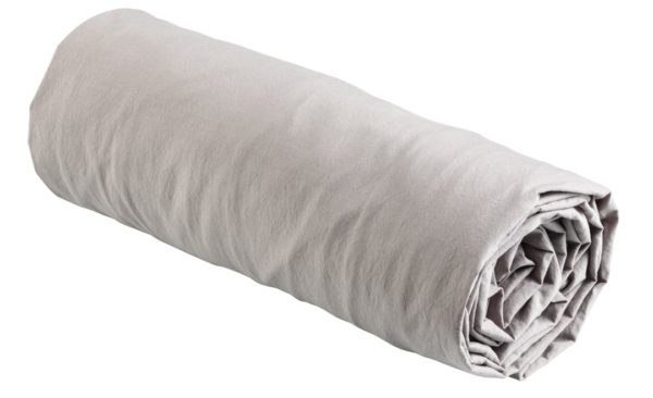 Drap housse Céleste Poivre rose 200 x 90 Draps housses La Vallée du blanc