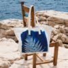 Sac cabas Fougère Bleu 38 x 46 x 18