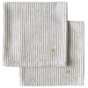 Lot de 2 serviettes de table Léonie Caviar 40 x 40 – Image 2