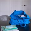 Sac cabas Iona Bleu Mécano 38 x 46 x 18