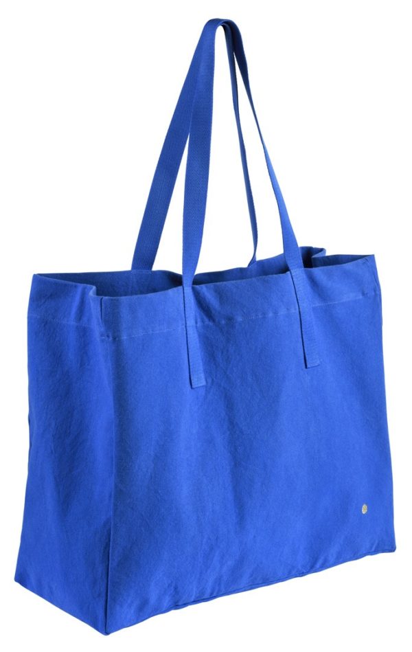 Sac cabas Iona Bleu Mécano 38 x 46 x 18 Cabas La Vallée du blanc