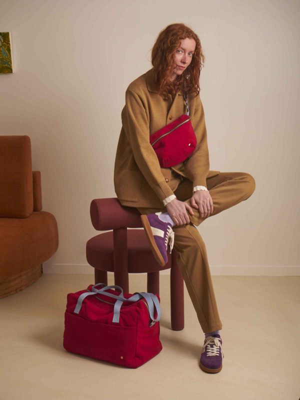 Sac banane Iona Cherry 19 x 28 Sacs banane La Vallée du blanc