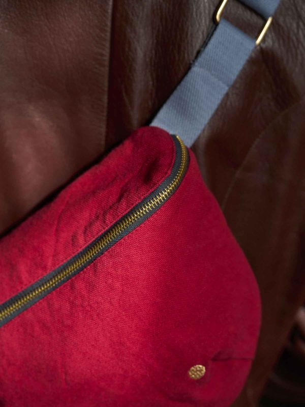 Sac banane Iona Cherry 19 x 28 Sacs banane La Vallée du blanc