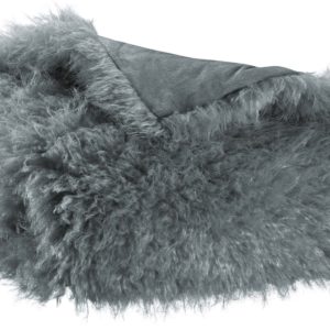 Plaid Betani Ardoise 130 x 160 Plaids La Vallée du blanc