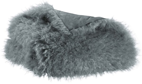 Plaid Betani Ardoise 130 x 160 Plaids La Vallée du blanc