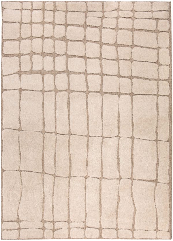 Tapis Sofiane Naturel 160 x 230 x 1 Tapis La Vallée du blanc