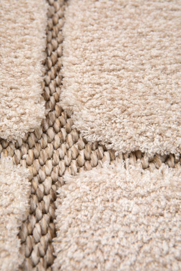 Tapis Sofiane Naturel 160 x 230 x 1 Tapis La Vallée du blanc