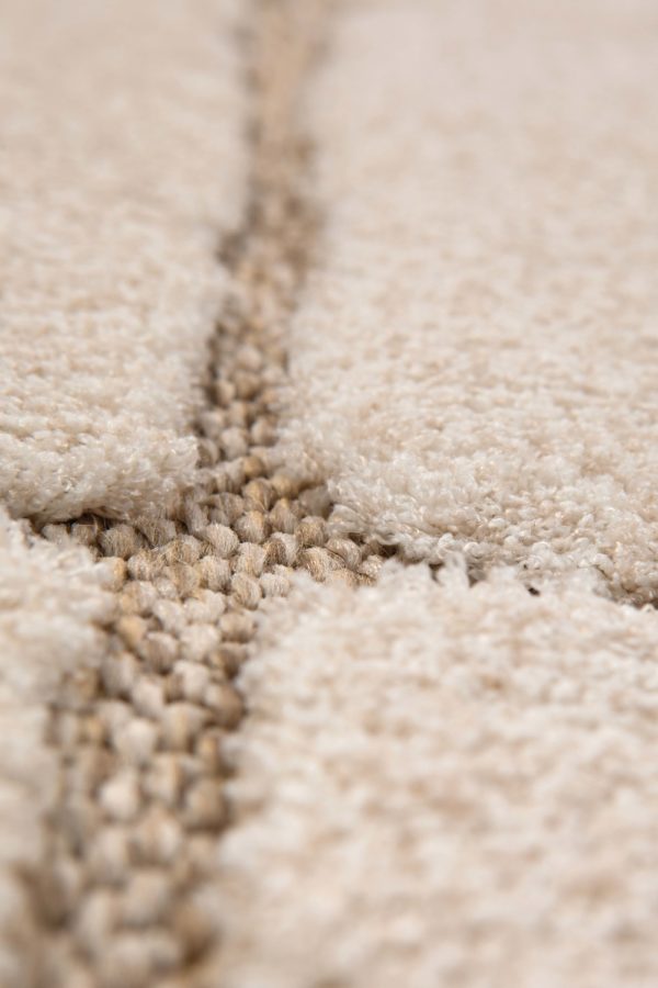 Tapis Sofiane Naturel 160 x 230 x 1 Tapis La Vallée du blanc