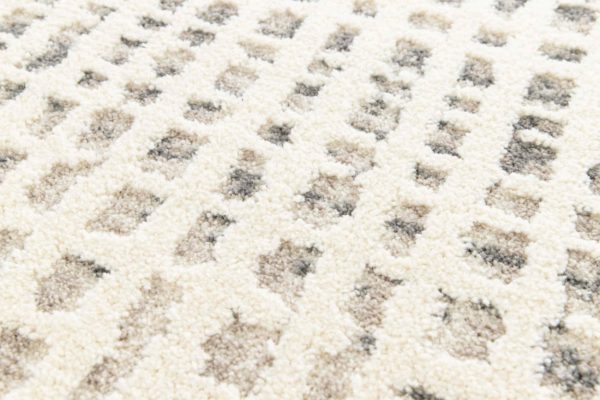 Tapis Carlo Naturel 160 x 230 x 1 Tapis La Vallée du blanc