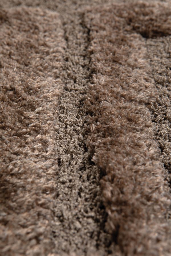 Tapis recyclé Louka Noisette 200 x 290 x 2 Tapis La Vallée du blanc