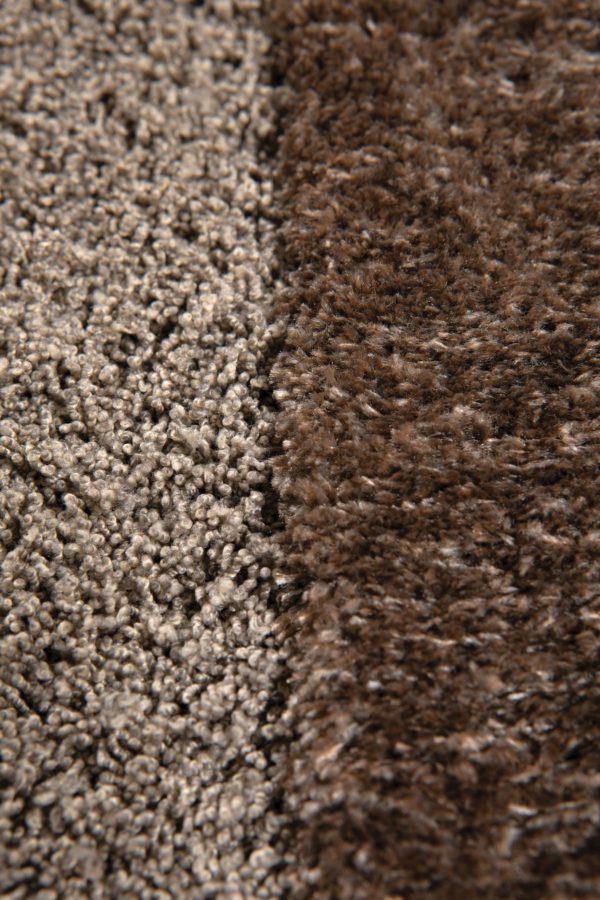 Tapis recyclé Louka Noisette 200 x 290 x 2 Tapis La Vallée du blanc