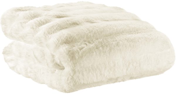 Plaid Astrid Neige 140 x 180 Plaids La Vallée du blanc