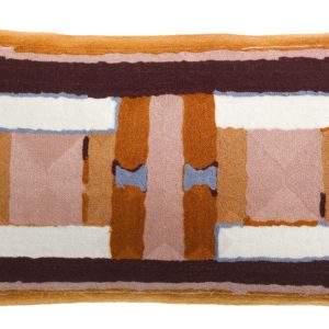 Coussin brodé Taho Cuivre 30 x 50 Coussins La Vallée du blanc