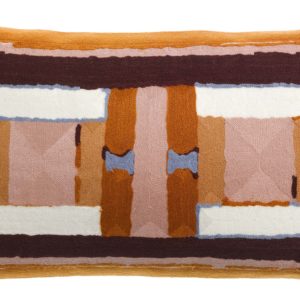 Coussin brodé Taho Cuivre 30 x 50 La Vallée du blanc Coussin brodé Taho Cuivre 30 x 50 Coussins La Vallée du blanc