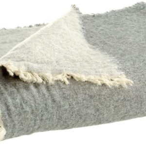 Plaid recyclé Bruna Perle 130 x 180 Plaids La Vallée du blanc