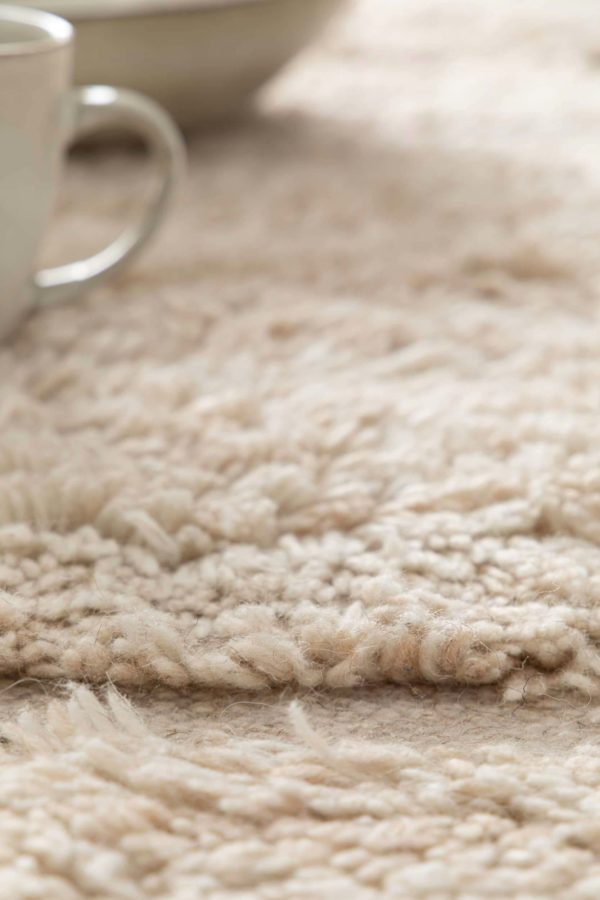 Tapis Lois Ivoire 160 x 230 x 1 Tapis La Vallée du blanc