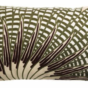 Coussin brodé Ewan Lin 40 x 65 Coussins La Vallée du blanc