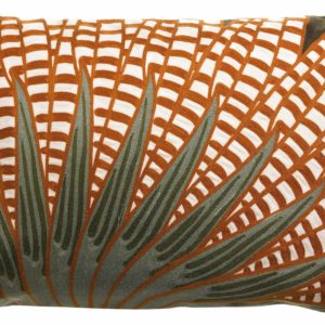 Coussin brodé Ewan Fougère 40 x 65 Coussins La Vallée du blanc