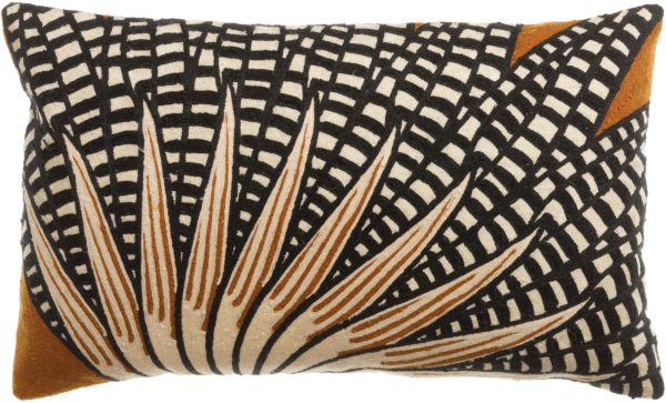 Coussin brodé Ewan Cuivre 30 x 50 Coussins La Vallée du blanc