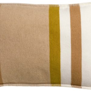 Coussin jacquard recyclé Gioia Ivoire 40 x 65 Coussins La Vallée du blanc