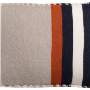 Coussin jacquard recyclé Gioia Marine 40 x 65 Coussins La Vallée du blanc