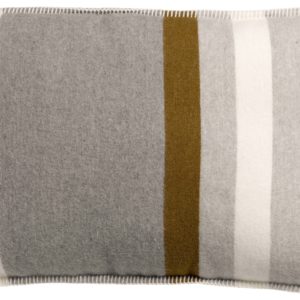 Coussin jacquard recyclé Gioia Perle 40 x 65 Coussins La Vallée du blanc