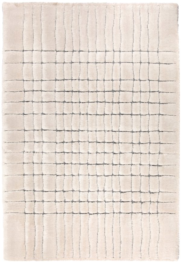 Tapis recyclé Antonio Neige 160 x 230 x 2 Tapis La Vallée du blanc