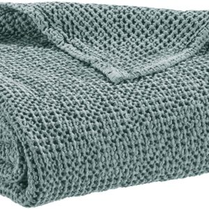 Plaid recyclé Maia Plomb 140×200 coton La Vallée du blanc Plaid recyclé Maia Plomb 140×200 coton Plaids La Vallée du blanc