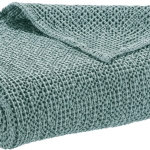 Jeté recyclé Maia Plomb 240×260 coton La Vallée du blanc Jeté recyclé Maia Plomb 240×260 coton Jetés de lit La Vallée du blanc