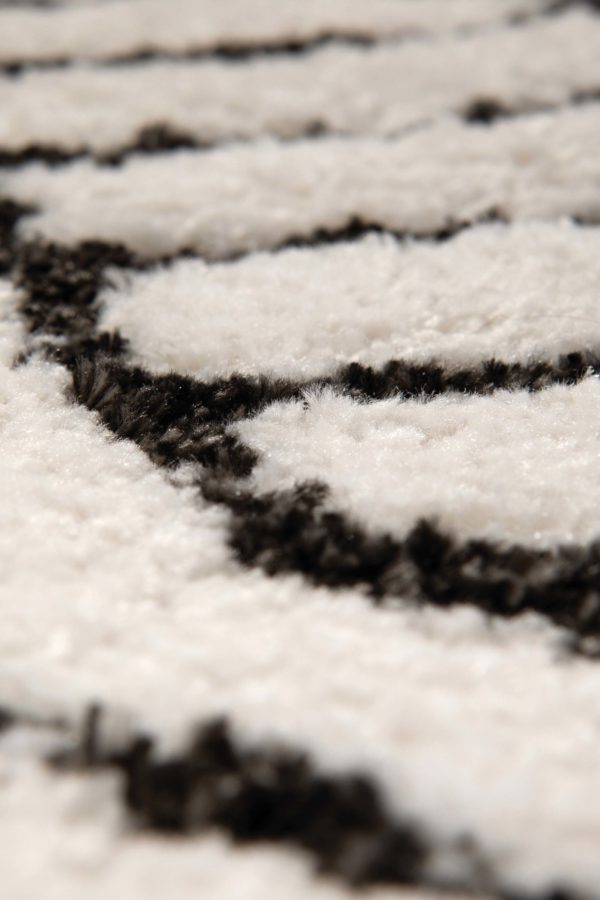 Tapis recyclé Paulin Neige 160 x 230 x 2 Tapis La Vallée du blanc