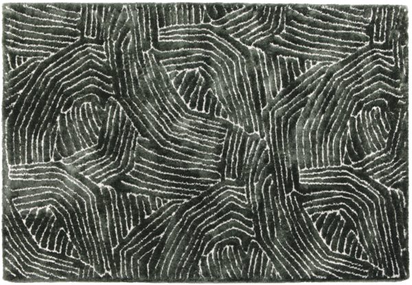Tapis recyclé Paulin Thym 160 x 230 x 2 Tapis La Vallée du blanc