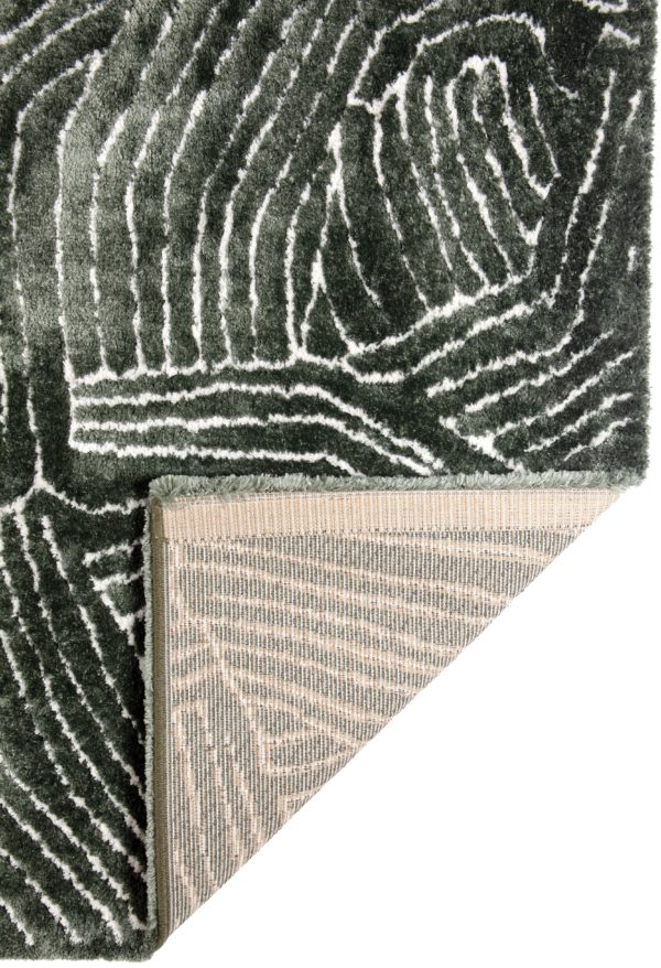 Tapis recyclé Paulin Thym 160 x 230 x 2 Tapis La Vallée du blanc