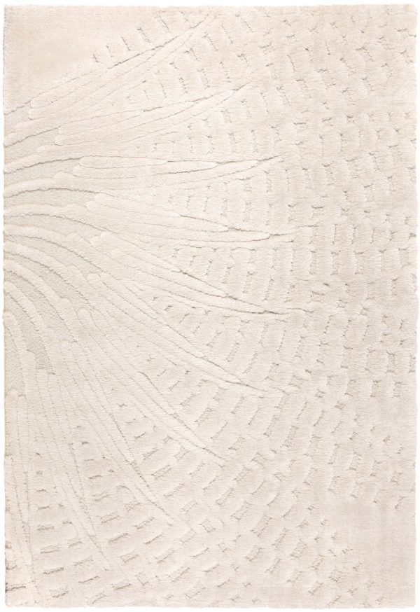 Tapis recyclé Ewan Ivoire 200 x 290 x 2 Tapis La Vallée du blanc