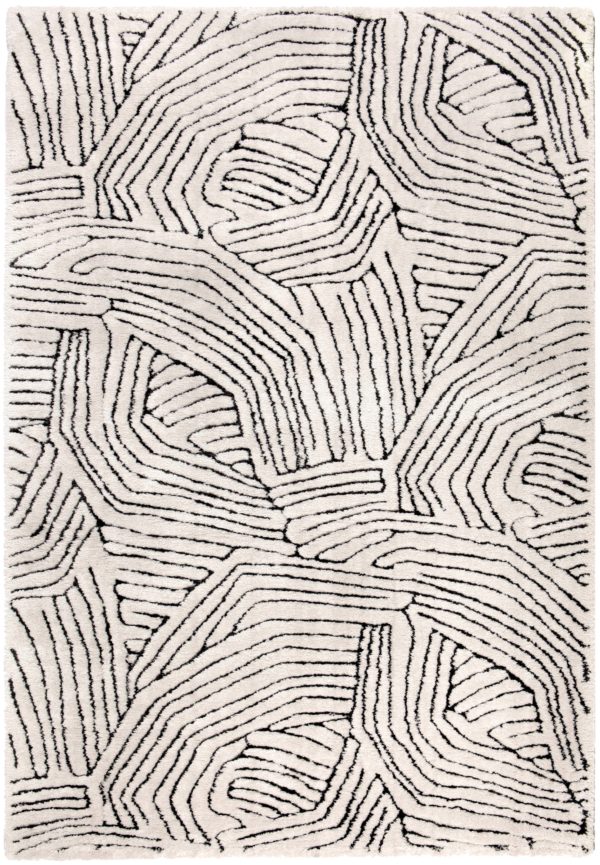 Tapis recyclé Paulin Neige 200 x 290 x 2 Tapis La Vallée du blanc