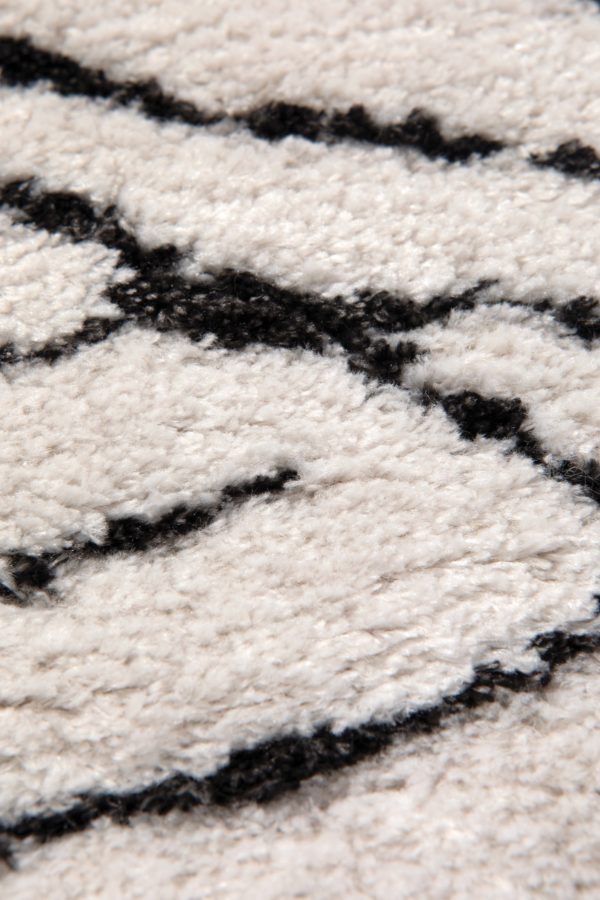 Tapis recyclé Paulin Neige 200 x 290 x 2 Tapis La Vallée du blanc