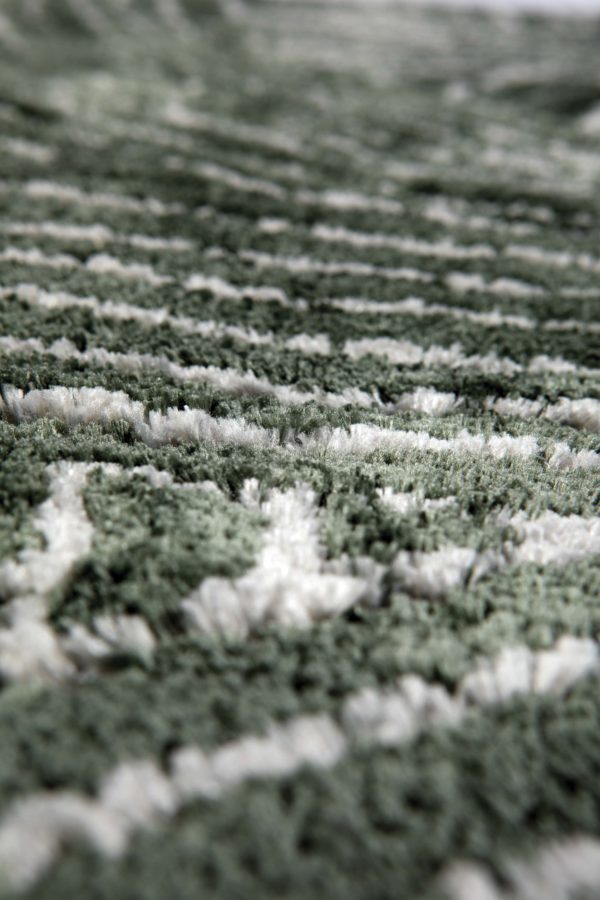 Tapis recyclé Paulin Thym 200 x 290 x 2 Tapis La Vallée du blanc