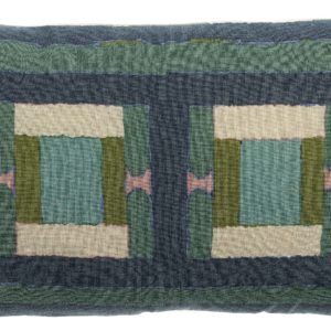 Coussin imprimé Taho Vert de gris 30 x 50 Coussins La Vallée du blanc