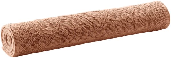 Tapis de bain Enzo Noisette 54 x 110 Tapis de bain La Vallée du blanc