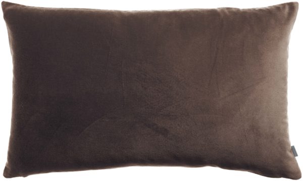 Coussin uni Elise Ébène 40 x 65 Coussins La Vallée du blanc