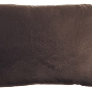 Coussin uni Elise Ébène 40×65 coton velours Coussins La Vallée du blanc