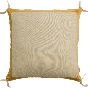 Coussin Elise Chambray Maïs 45 x 45 La Vallée du blanc Coussin Elise Chambray Maïs 45 x 45 Coussins La Vallée du blanc