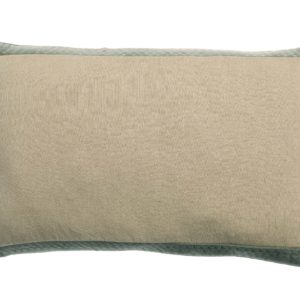 Coussin Elise Chambray Verveine 30 x 50 Coussins La Vallée du blanc