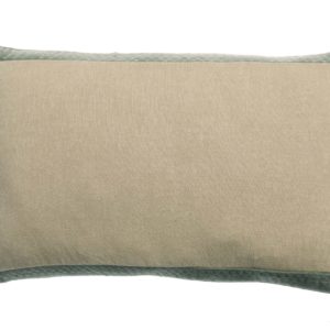Coussin Elise Chambray Verveine 30 x 50 La Vallée du blanc Coussin Elise Chambray Verveine 30 x 50 Coussins La Vallée du blanc