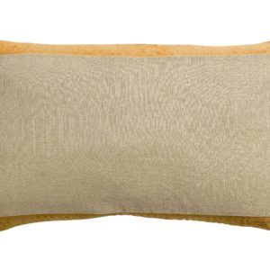 Coussin Elise Chambray Maïs 30 x 50 Coussins La Vallée du blanc